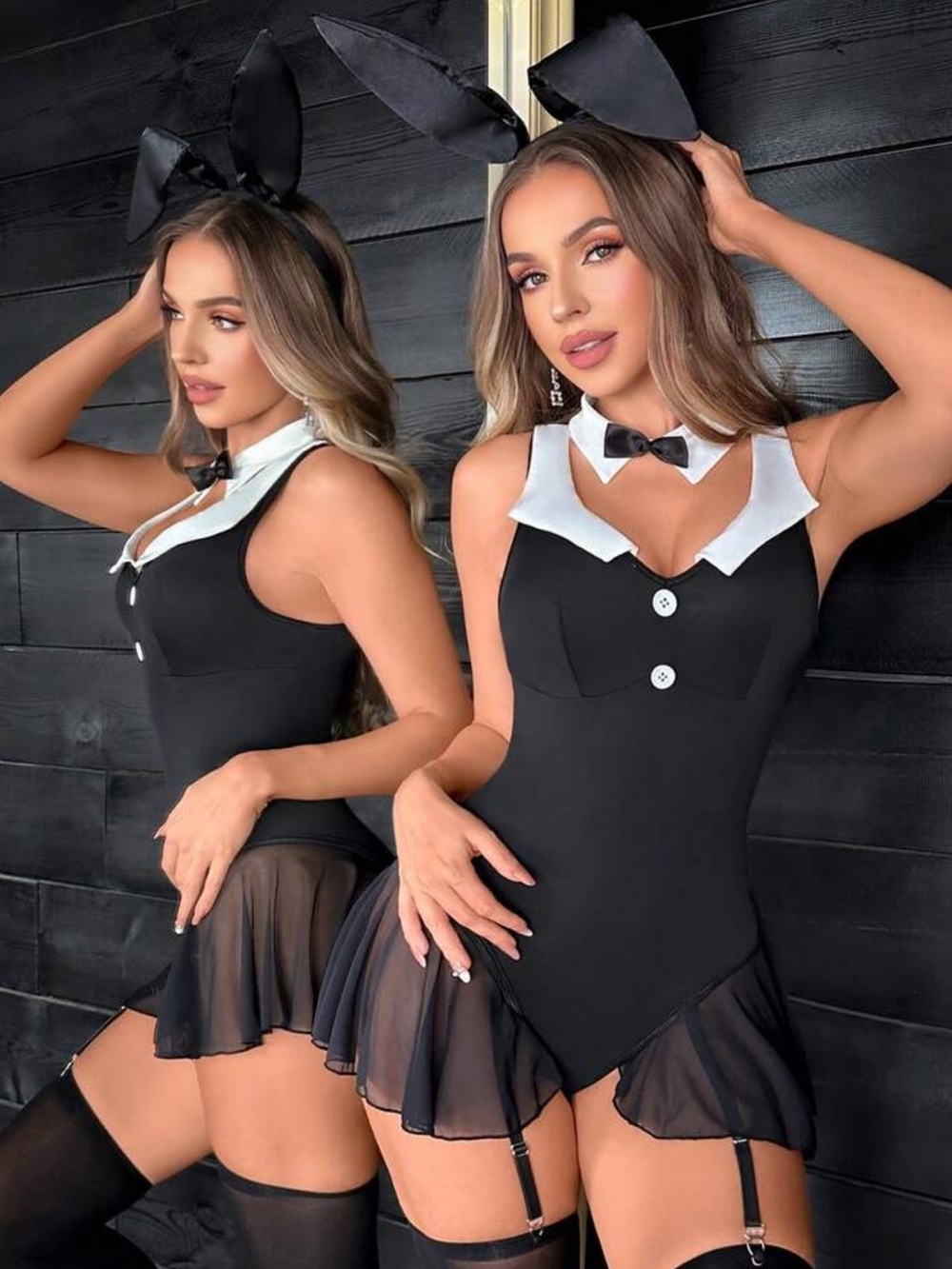 Fantasy Costume Fantasy Costume Halloween Holiday Party Bunny Girl Ruffle